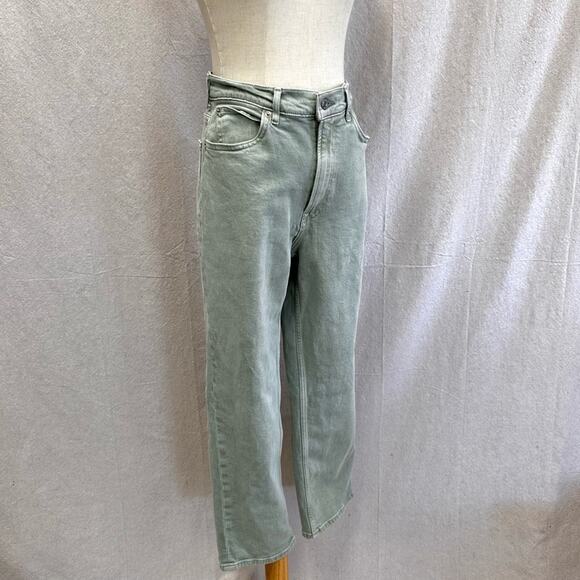 Everlane The Way High jeans size 28 Regular Archroma Aqua Gray (light green)‎ - Picture 11 of 16